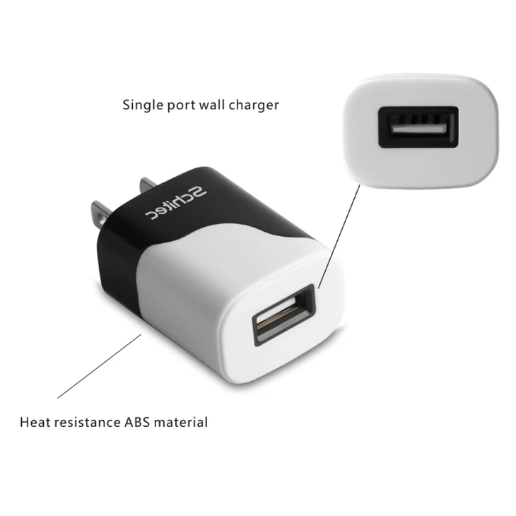 5V1A Mini Micro USB mobiliojo telefono sieninis kelioninis įkroviklis