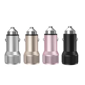 Automobilinis įkroviklis Dvigubas USB prievadas 5V 2.4A belaidis įkroviklis