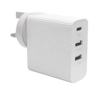 Dvigubas USB mobilusis kelioninis įkroviklis 2a