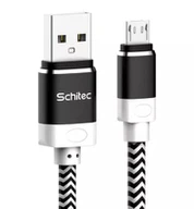 Mikro nailono USB įkroviklio laidas