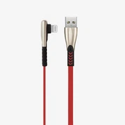 Metalinis 90-laipsnio kampo galvutės USB duomenų kabelis